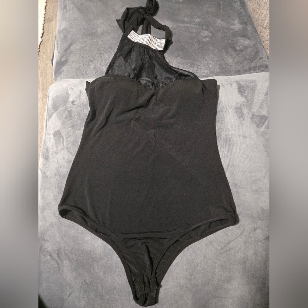 Black Dazzled Bodysuit